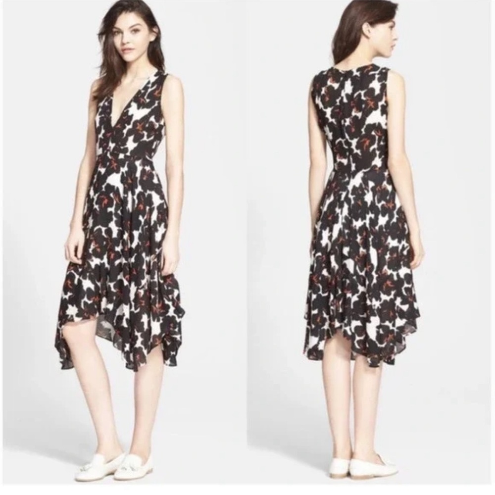 A.L.C. Floral Silk Dress sz 6